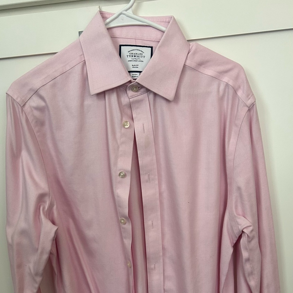 Charles Tyrwhitt Light Pink Men's Dress Shirt